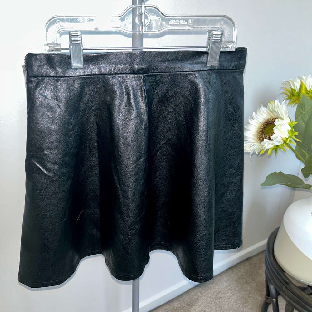 Pleather black skirt from American Eagle